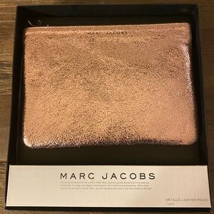 NWT - Marc Jacobs Metallic Pouch